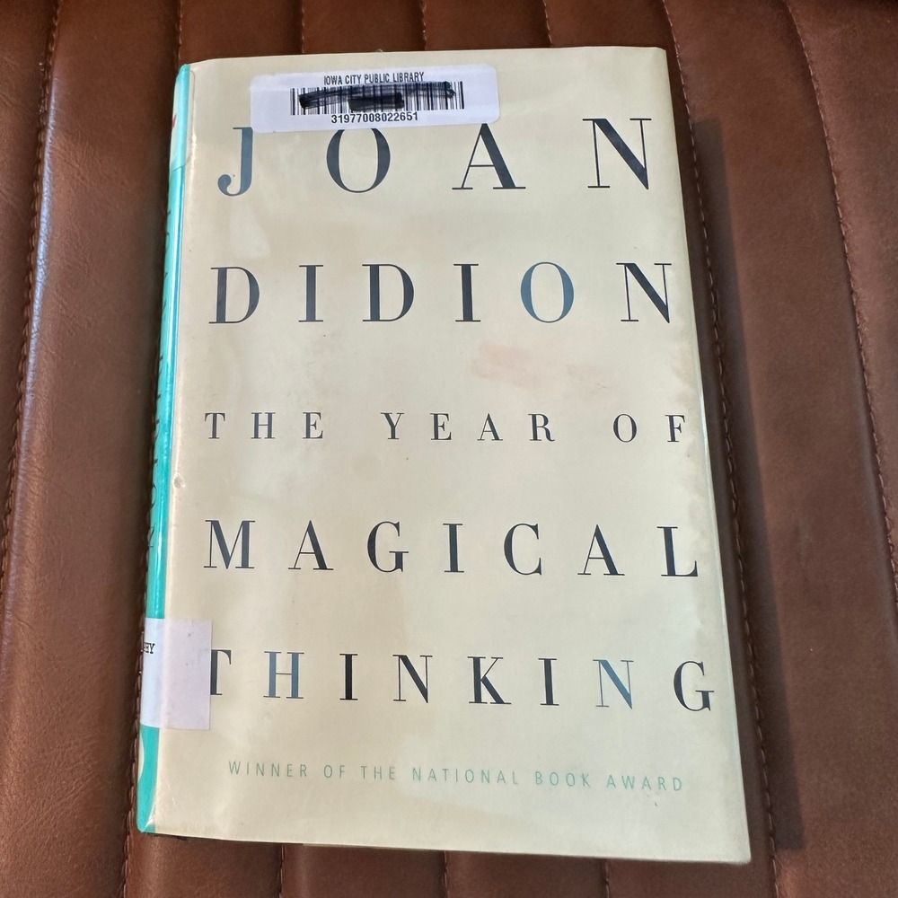 The Year of Magical Thinking Joan Didion 1st Ed Hardcover 2005 Memoir Ex-Library